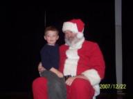 Santa with grandson